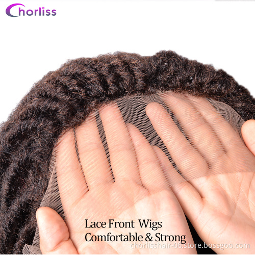 Hot Selling Premium Synthetic Afro Dreadlocks Braiding Hair Extension Wigs Lace Frontal Synthetic Faux Locs Crochet Hair Wigs